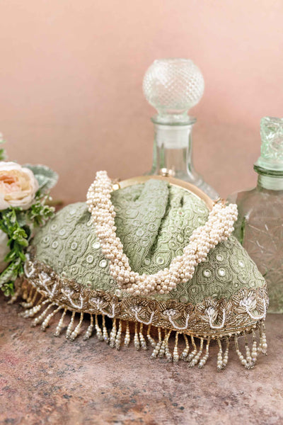 AMYRA Monroe Vintage purse - Pastel green