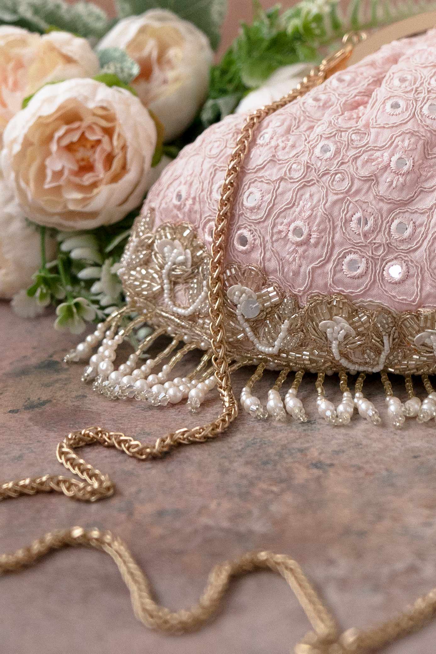 AMYRA Monroe Vintage purse - Baby pink