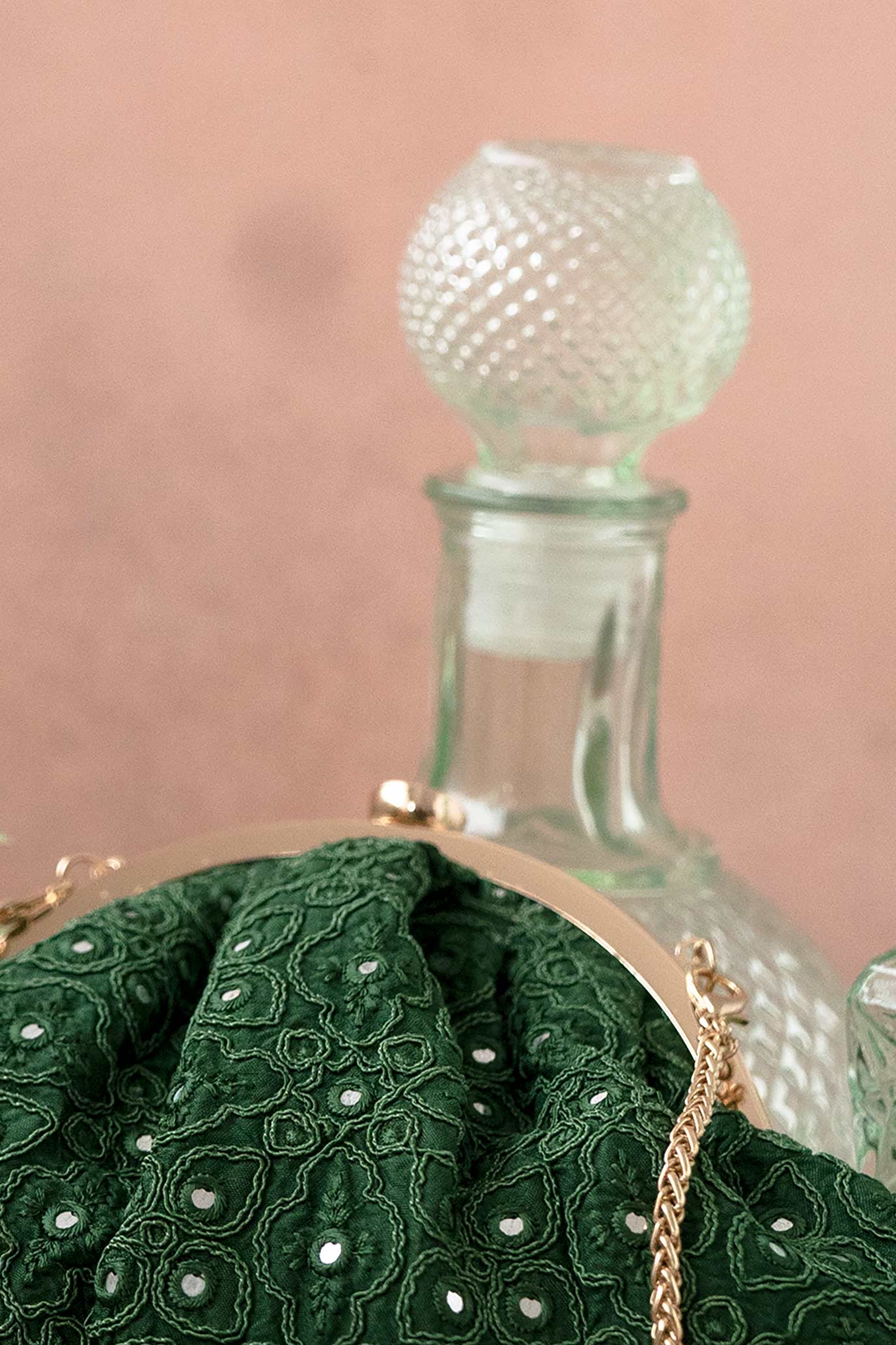 Monroe Vintage purse - Dark green