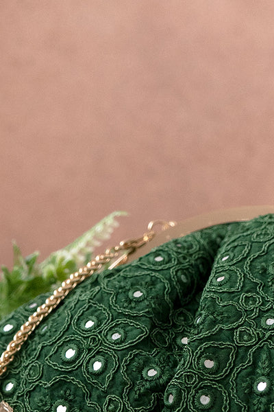 Monroe Vintage purse - Dark green