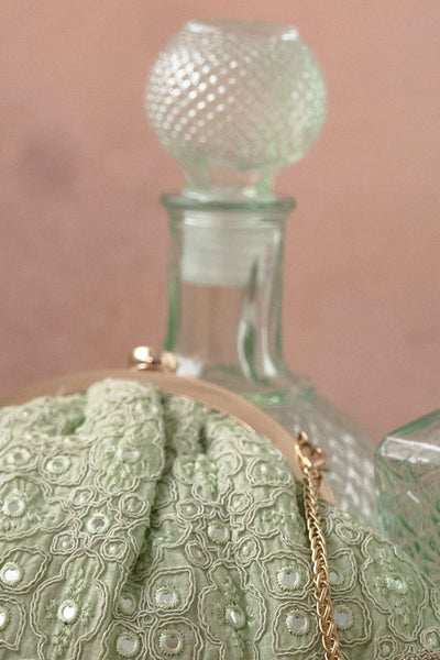 AMYRA Monroe Vintage purse - Pastel green