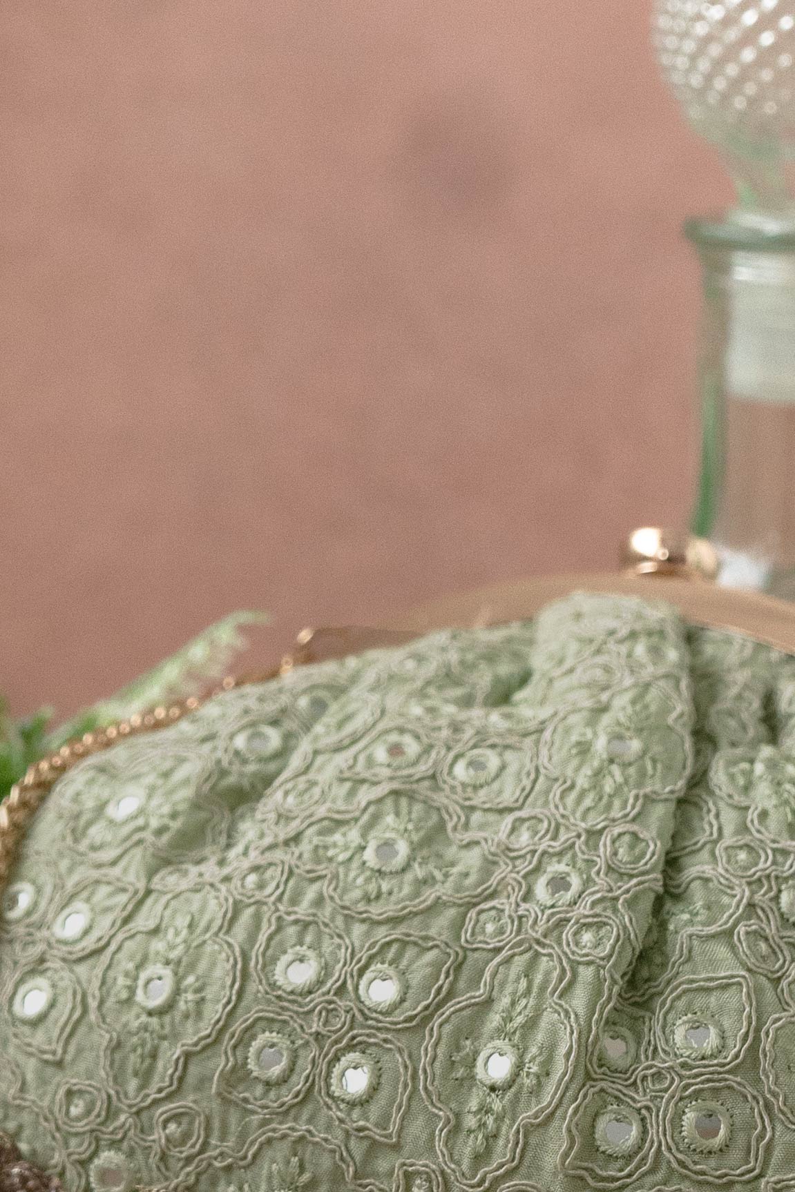 AMYRA Monroe Vintage purse - Pastel green