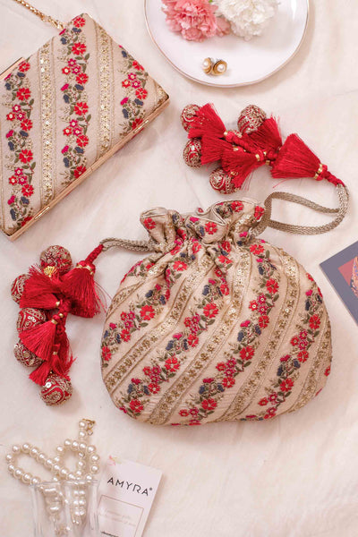 AMYRA Resham Potli Bag
