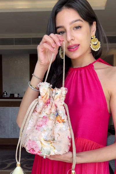 AMYRA Tia Sequin Potli bag