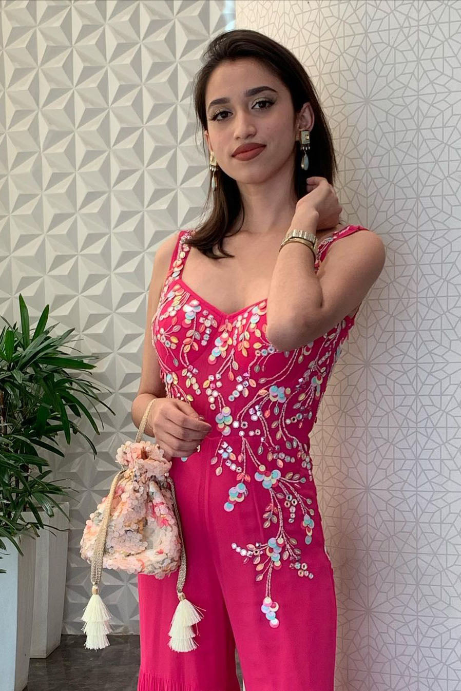 AMYRA Tia Sequin Potli bag