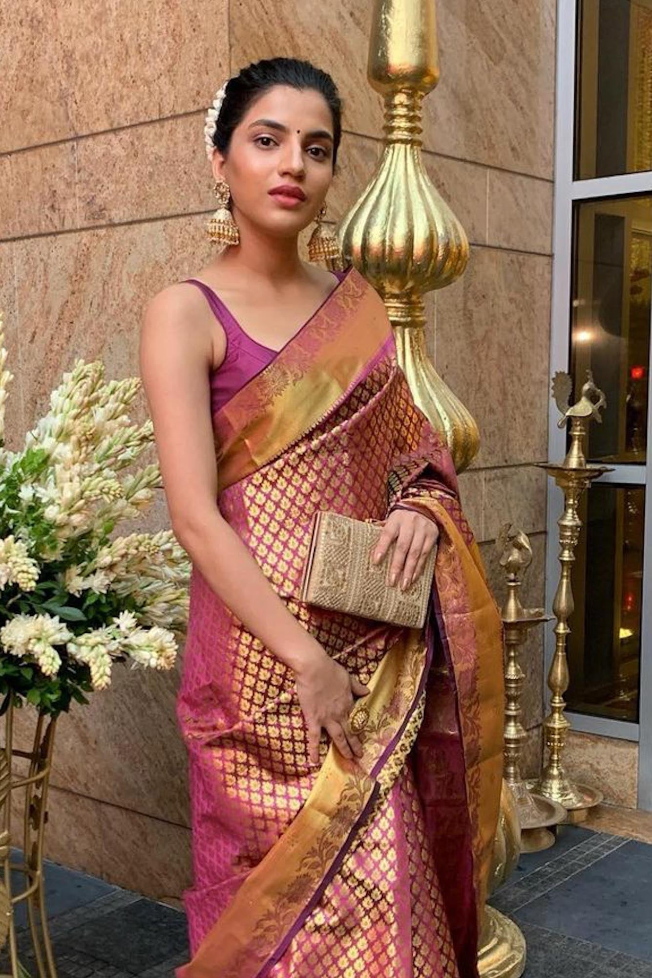 Bella Gold Box Clutch